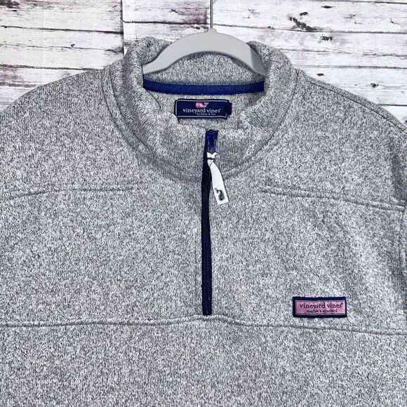 Vineyard Vines Classic Sweater Fleece Shep Shirt - Picture 3 of 11
